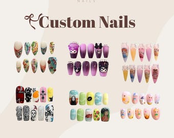 Custom Nails - Personalized Nails - Press On Nails - Nails
