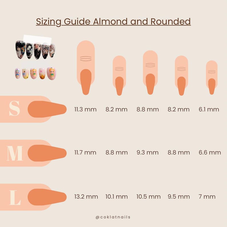 Kamisama Kiss Nails - Almond Nails - Anime Nail - Press On Nails image 4