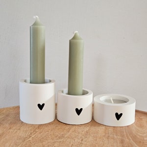 Raysin candle holder for taper candles and tealights - souvenir, gift idea