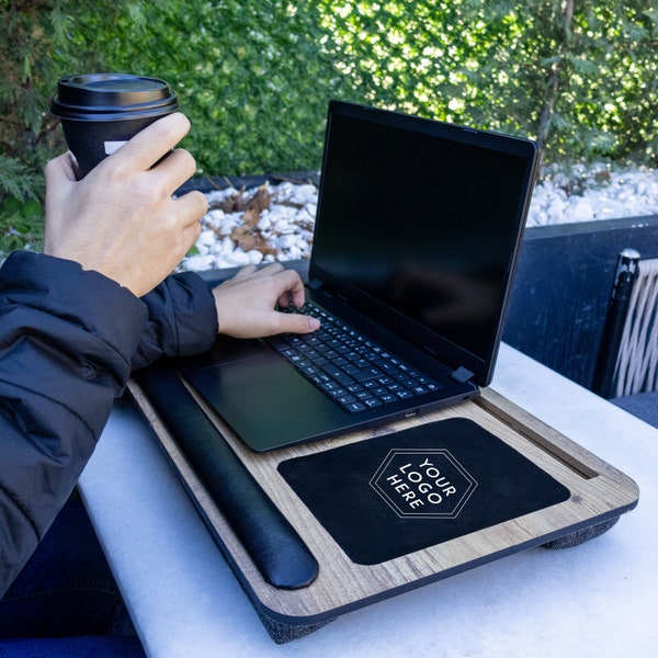 Custom Lap Desk, Laptop Desk, Personalized Lap Desk, Lap Desk for Laptop, Office Gift, Company Gift, Bed Desk for Laptop, Custom Office Gift