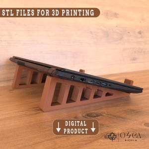 Lap Desk, Laptop Tray, Laptop Stand, Laptop Desk, Laptop Holder, Cute Laptop Desk, Folding Laptop Desk, Productivity Tool, STL File Download