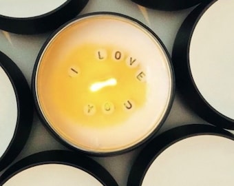 Custom message candle, hidden message candle, messaggio nascosto, customcandle, message candle, candela con scritta, candela personalizzata