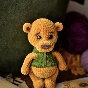 Crochet bear pattern, amigurumi bear, plush bear, cute teddy bear pattern
