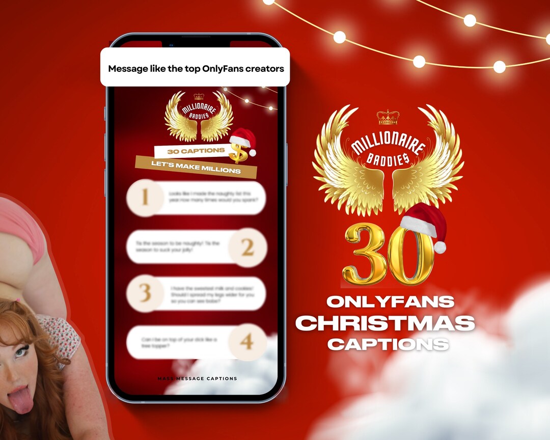 30 Onlyfans Christmas Captions Onlyfans Captions Onlyfans Etsy