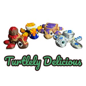 Turtlely Delicious | Food Inspired Turtle Figurines