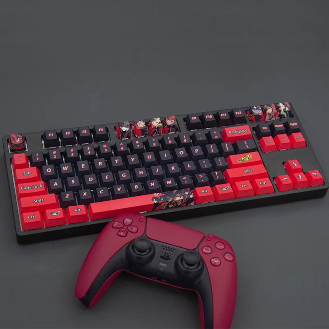 Persona 5 PBT Cherry 126keys Keycaps Mechanical Keyboard Etsy