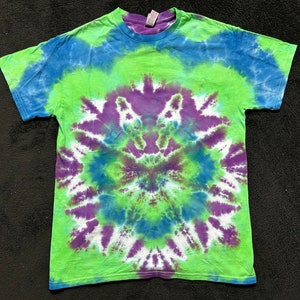 Starflower Pattern Tie Dye T-shirt