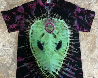 Alien Reverse Tie Dye T-shirt