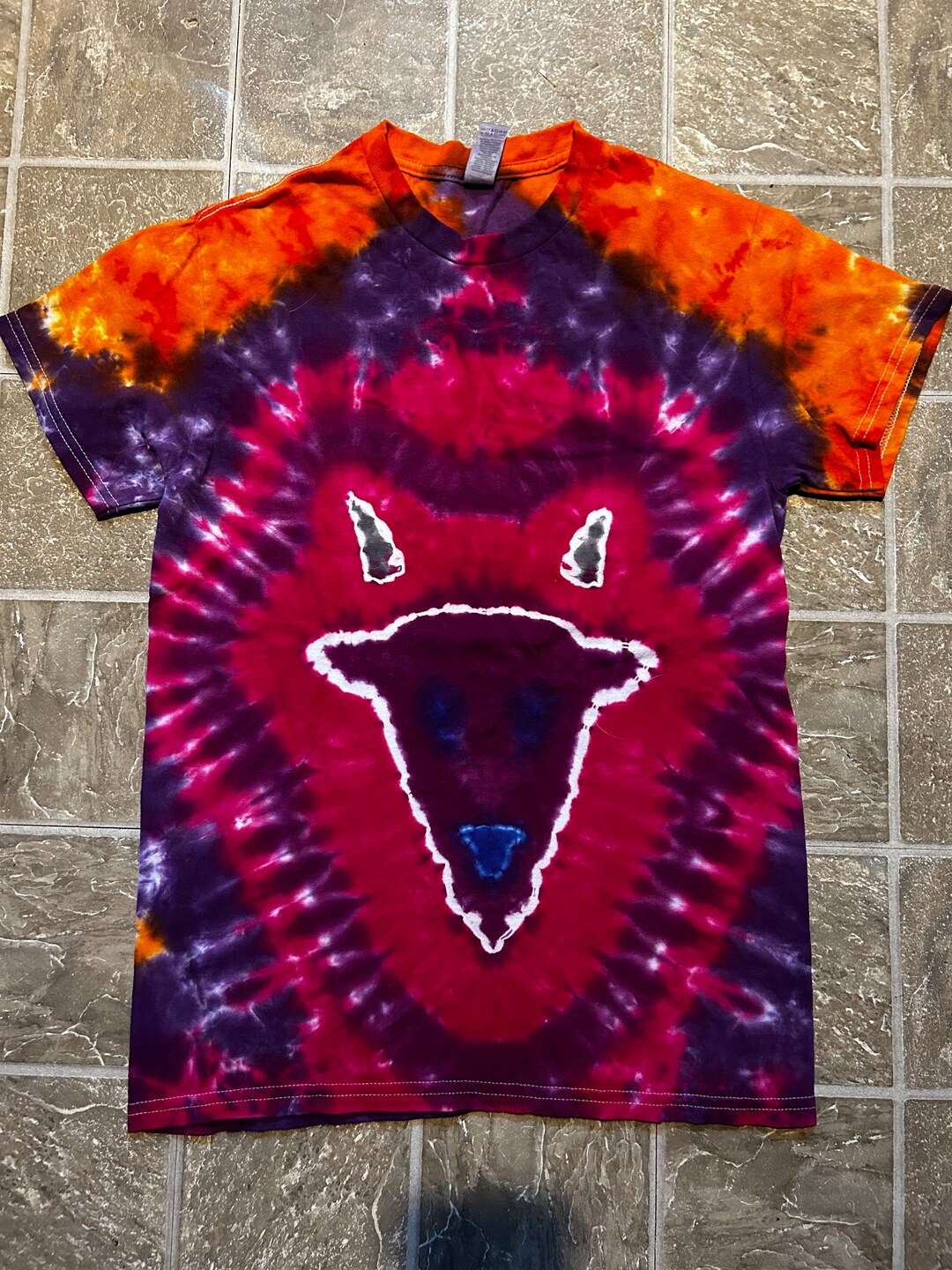 Demon Goat Tie Dye T-shirt - Etsy