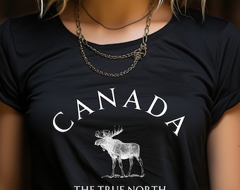 Chemise Canada, T-shirt The True North, unisexe, T-shirt nature, Orignal canadien, T-shirts pour femmes, T-shirt canadien, Chemise de la fête du Canada, Cadeaux