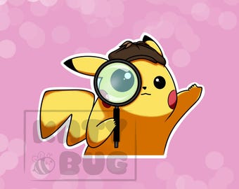 Detective Pikachu Sticker | Gaming