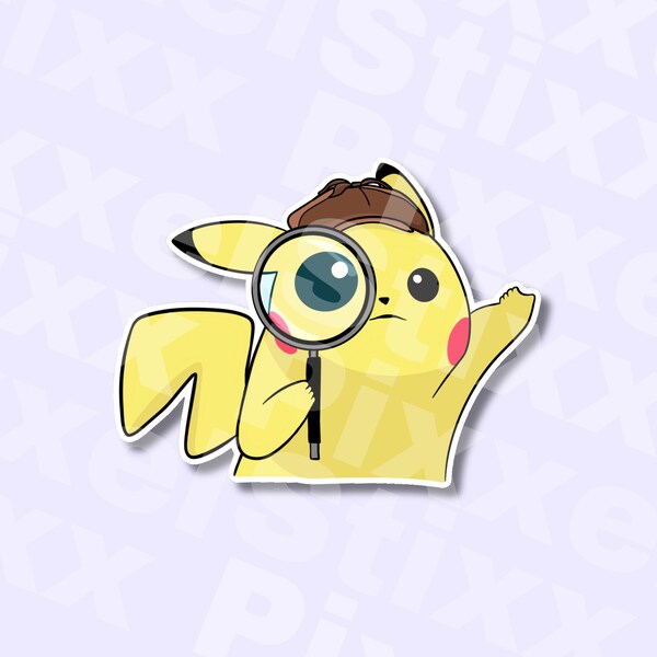 Detective Pikachu Sticker