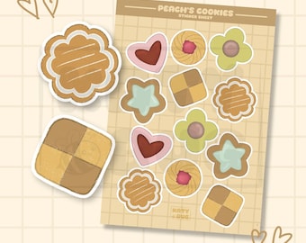 Peach's Cookies | Video Games | Gaming Stickers | Patissiere Peach