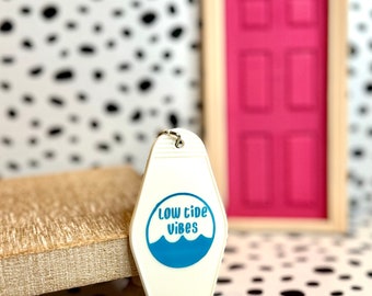 custom motel keychain