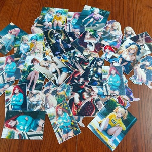 Pacchetto di adesivi casuali - Estrazione casuale, adesivi di ragazze anime, estrazione fortunata, ottimo affare, adesivi di hot anime waifu