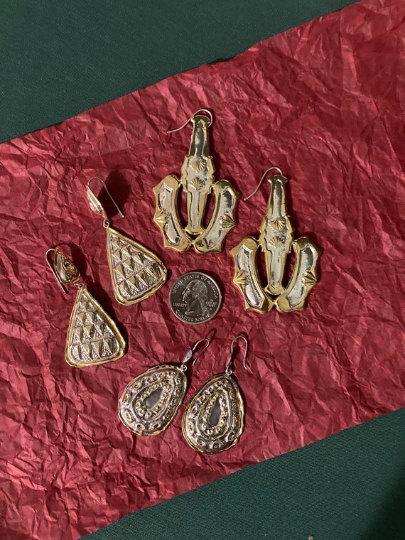 Vintage, 1980’s, Pierced Earrings