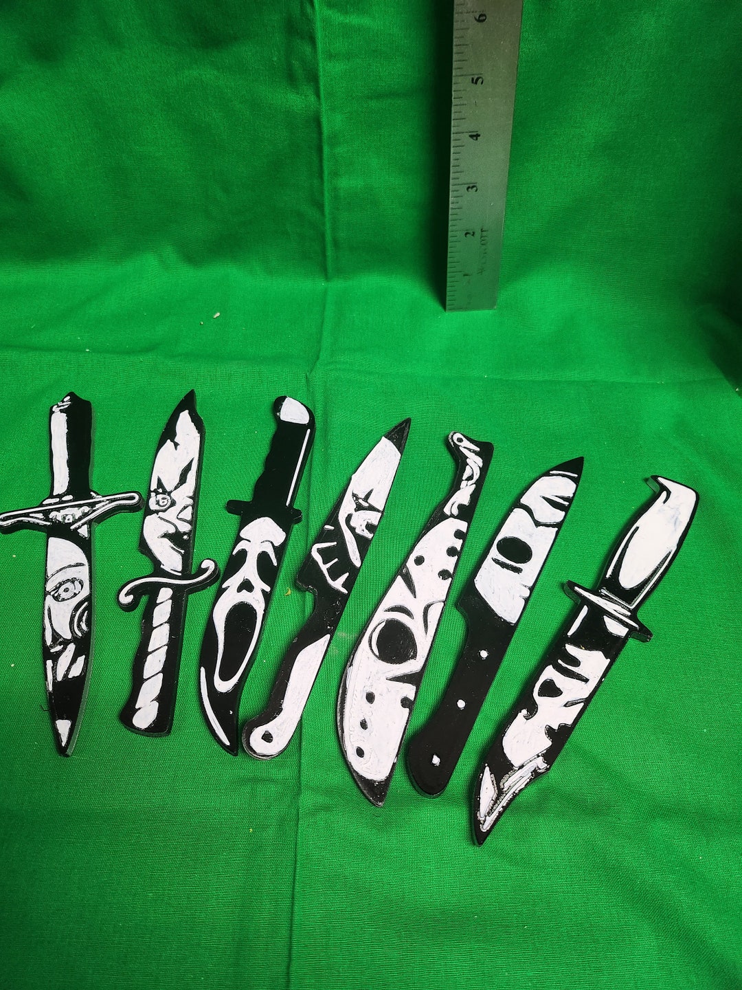 7 Inch Tall 3D Printed Horror Knives Etsy