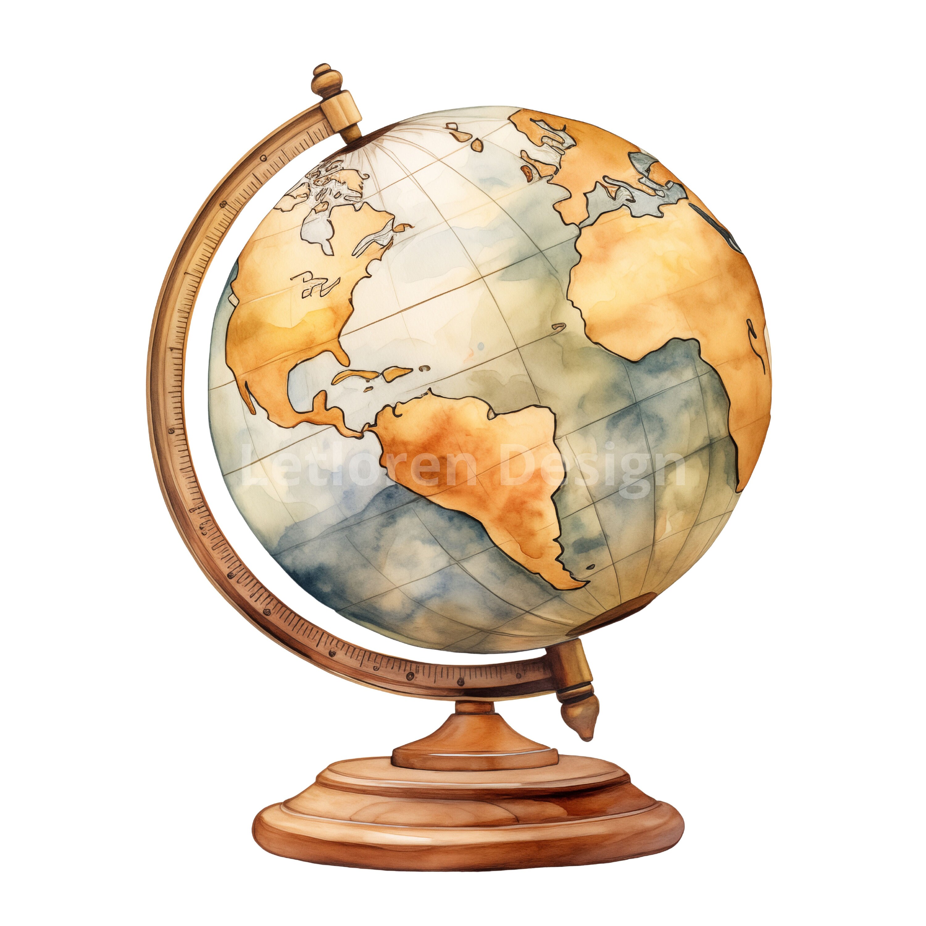 Karte Globus Aquarell Clipart: 11 hochwertige PNGs für Scrapbooking,  Digital Journal, kommerzielle Nutzung, Digitaler Download, Mix Media,  Scrapbook - Etsy Schweiz, image size:3000x3000