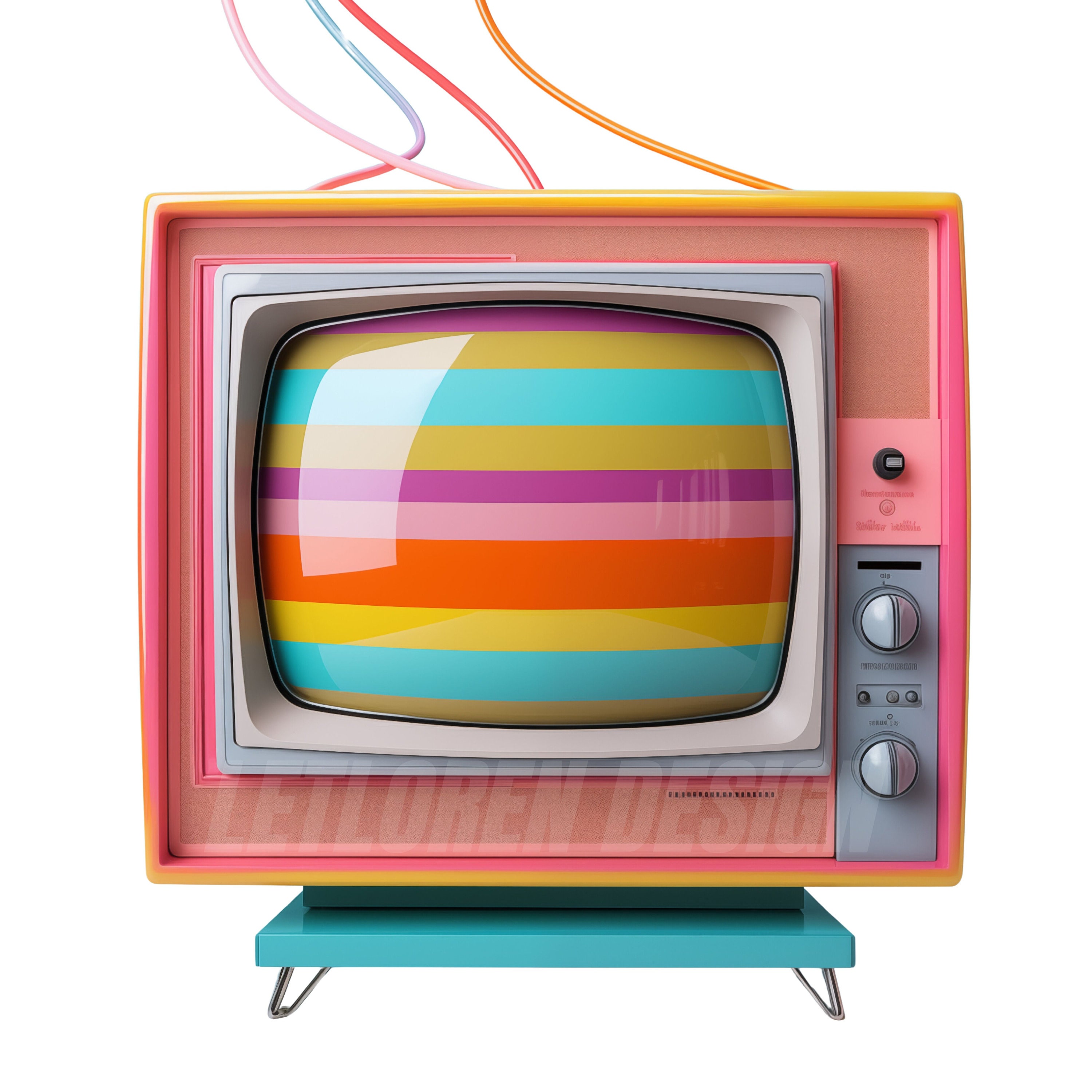 Fernsehclipart Retro Tv Backgrounds Etsy Schweiz
