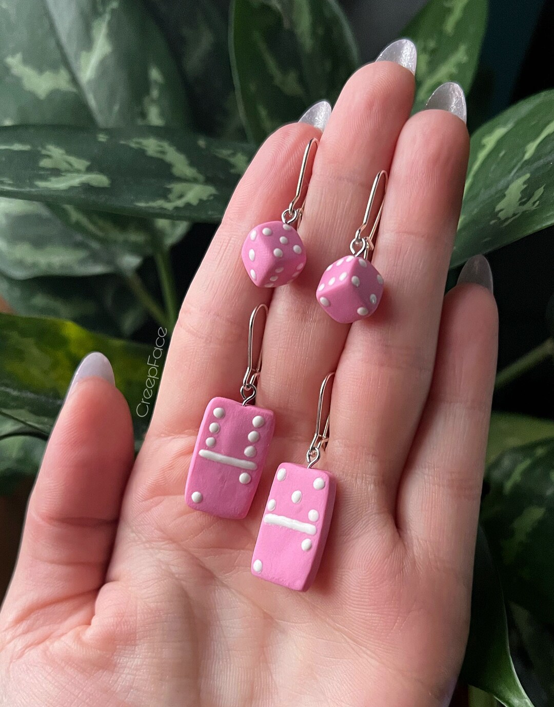 Pink Dice and Domino Bundle - Etsy