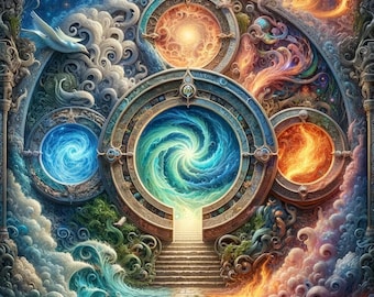 Sintonización del portal Nexus Conflux Elemental: equilibra e integra varias energías elementales y ofrece acceso a las fuerzas elementales.