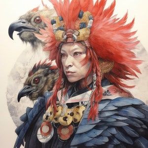 Tengu Queen Spirit Companion - Protection, Martial Prowess, Defense, Guidance and Mentorship
