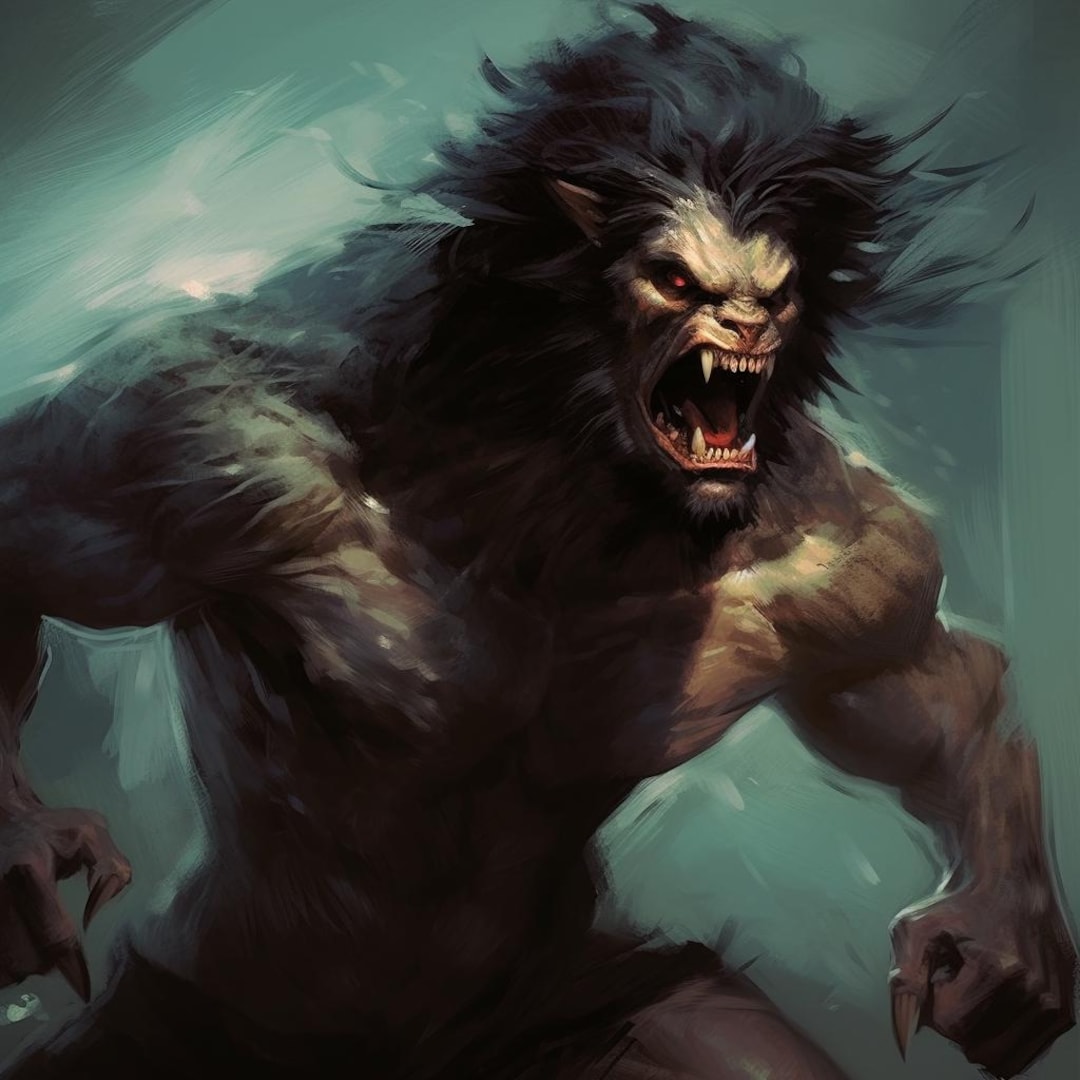 Werewolf Spirit Companion - Etsy