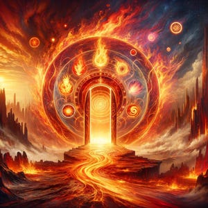 Fire Element Portal Attunement - Fire Elementals Realm + Transformation, passion, and vitality