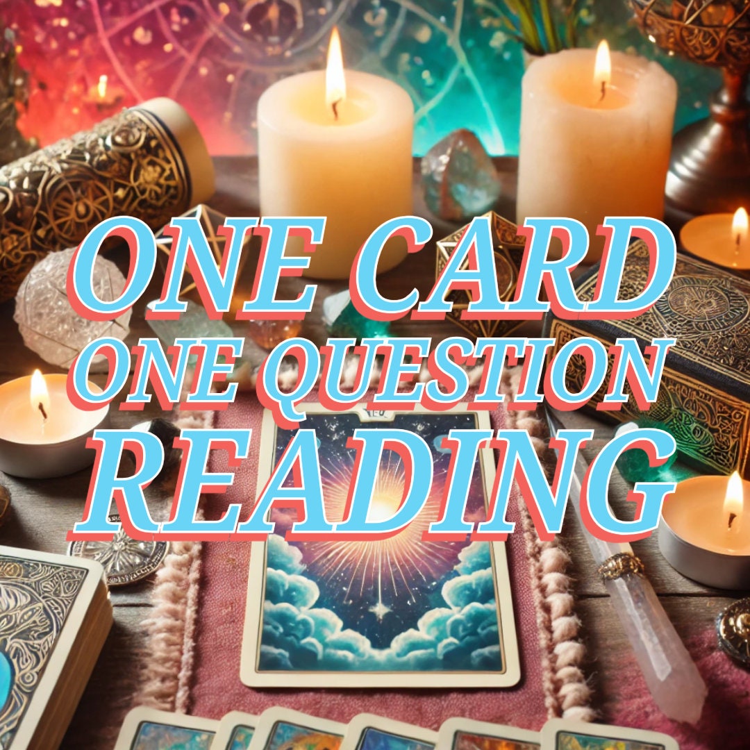 One Card - One Question - Tarot Reading - Same Day Return - Etsy