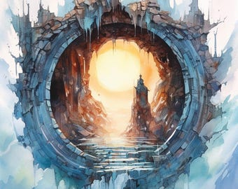 Sintonización con el portal del Reino de las Sombras: un portal a una dimensión llena de sombras y energías más oscuras.