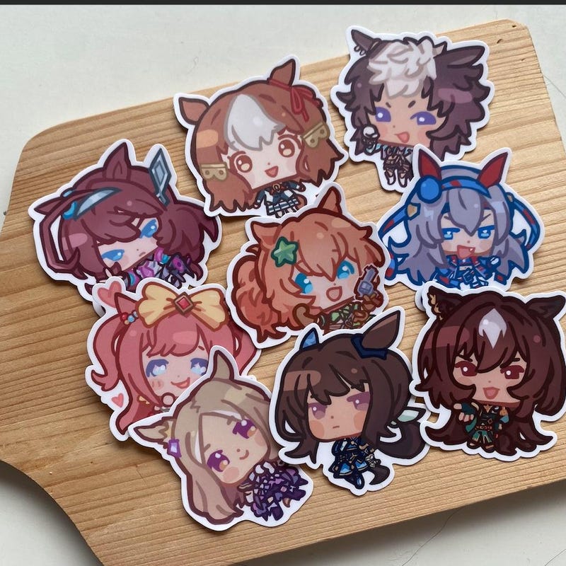 Uma Sticker Set Umamusume Stickers - Etsy