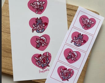 Love Bullet Mini Print and Stickers