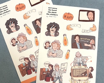 Nirvanna the band the show klistermärkesarket