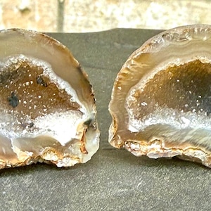 Matching Oco Geode Pair from Brazil
