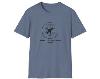 Seven Continent Club Member  Softstyle T-Shirt