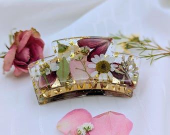 Brautstrauß Erinnerung – Haarspange aus Brautstrauß | Verewigung Hochzeit | Geschenk Braut, Trauzeugin & Brautmutter