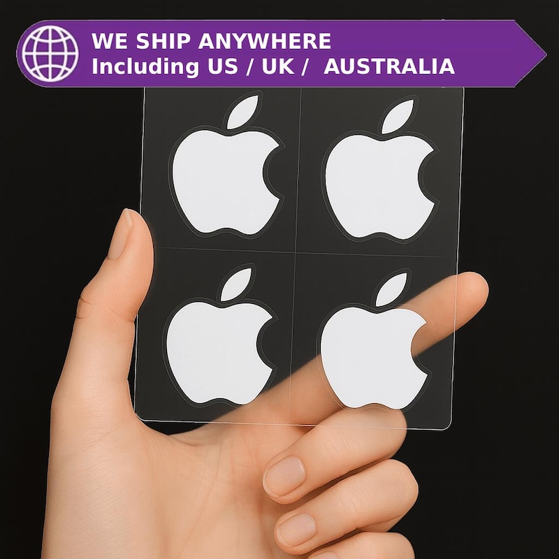 Apple Logo Stickers - Etsy