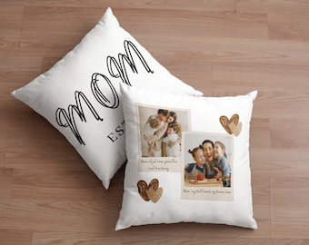 Personalized photo pillow| Mother's Day pillow gift| Birthday gift for mom| Grandmother pillow gift| Double-sided printed| granny gift
