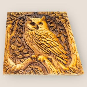 Rustic Owl in Tree Wall Art