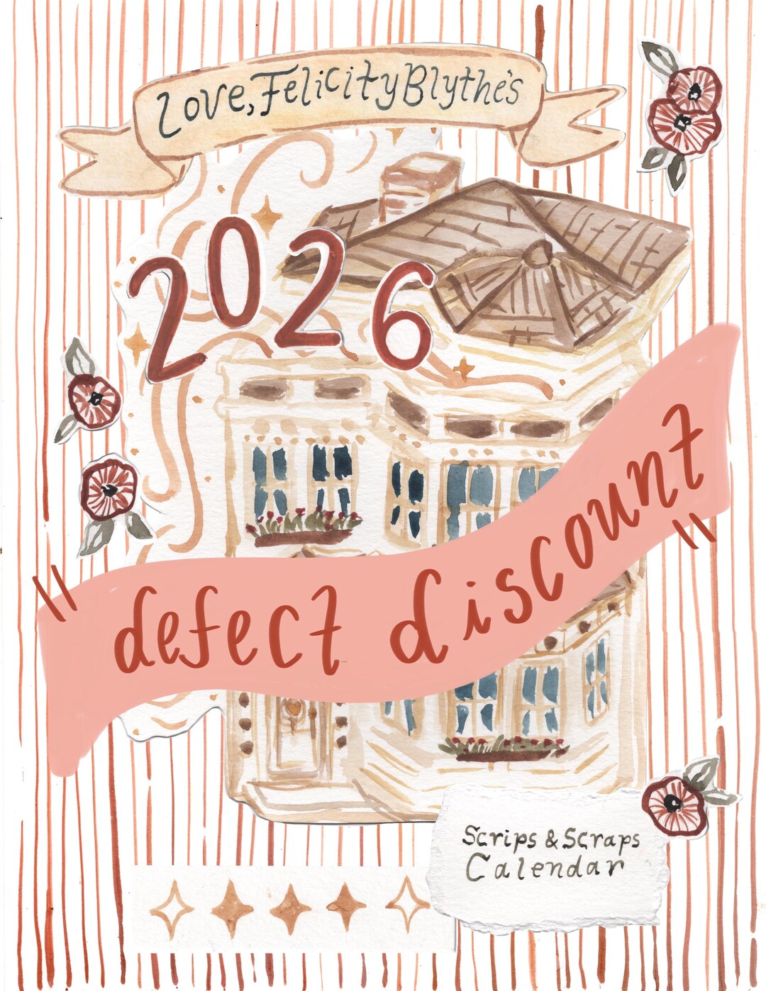 DEFECT- 2026 Calendar, Cozy Quotes, Paper Cutouts, Bookish Holidays ...