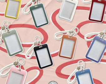 Fotokartenhalter | ID-Kartenhalter | Bus Pass Cover | Schiebekartenhalter