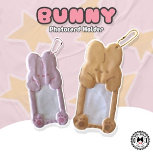 Bunny KPOP fotokaarthouder | ID-badgehouder | Buspasomslag | Zachte kaarthouder