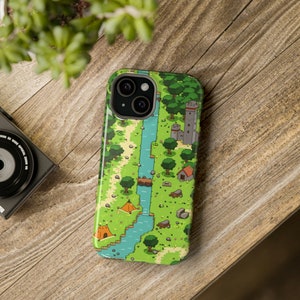 Pixel Art RPG-kaart MagSafe stoere hoesjes