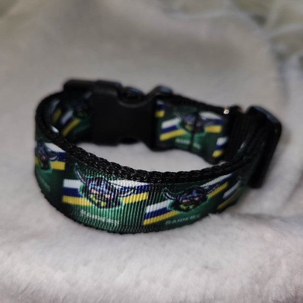 Adjustable Dog Collar - NRL Canberra Raiders