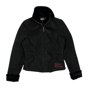 Harley Davidson Leather Jacket Suede - Etsy