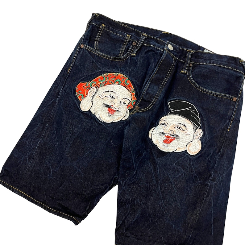 Evisu Selvedge Denim Shorts - Size 34" image 2