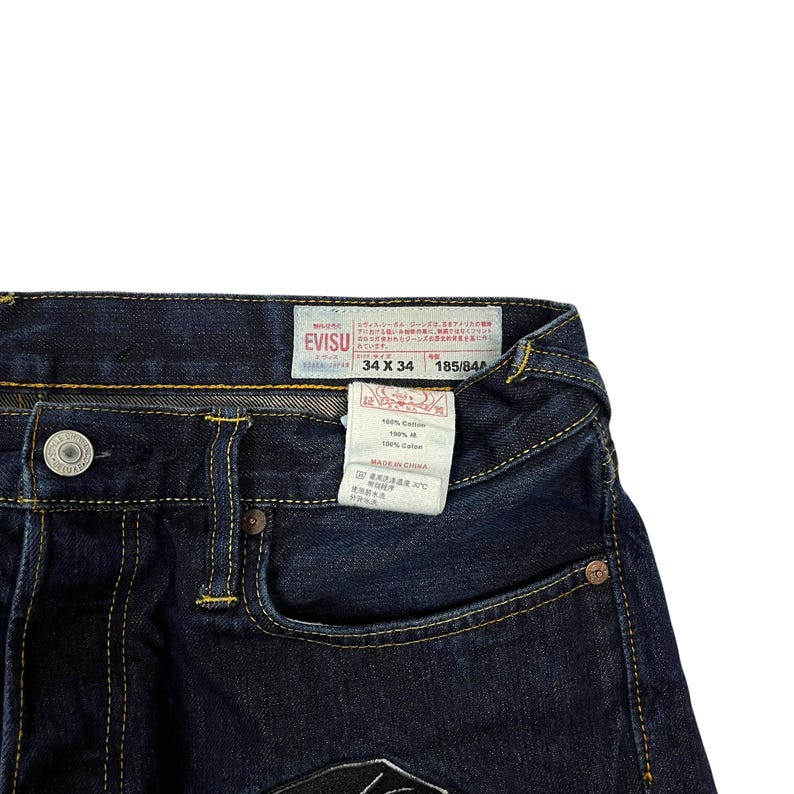 Evisu Selvedge Denim Shorts - Size 34" image 3