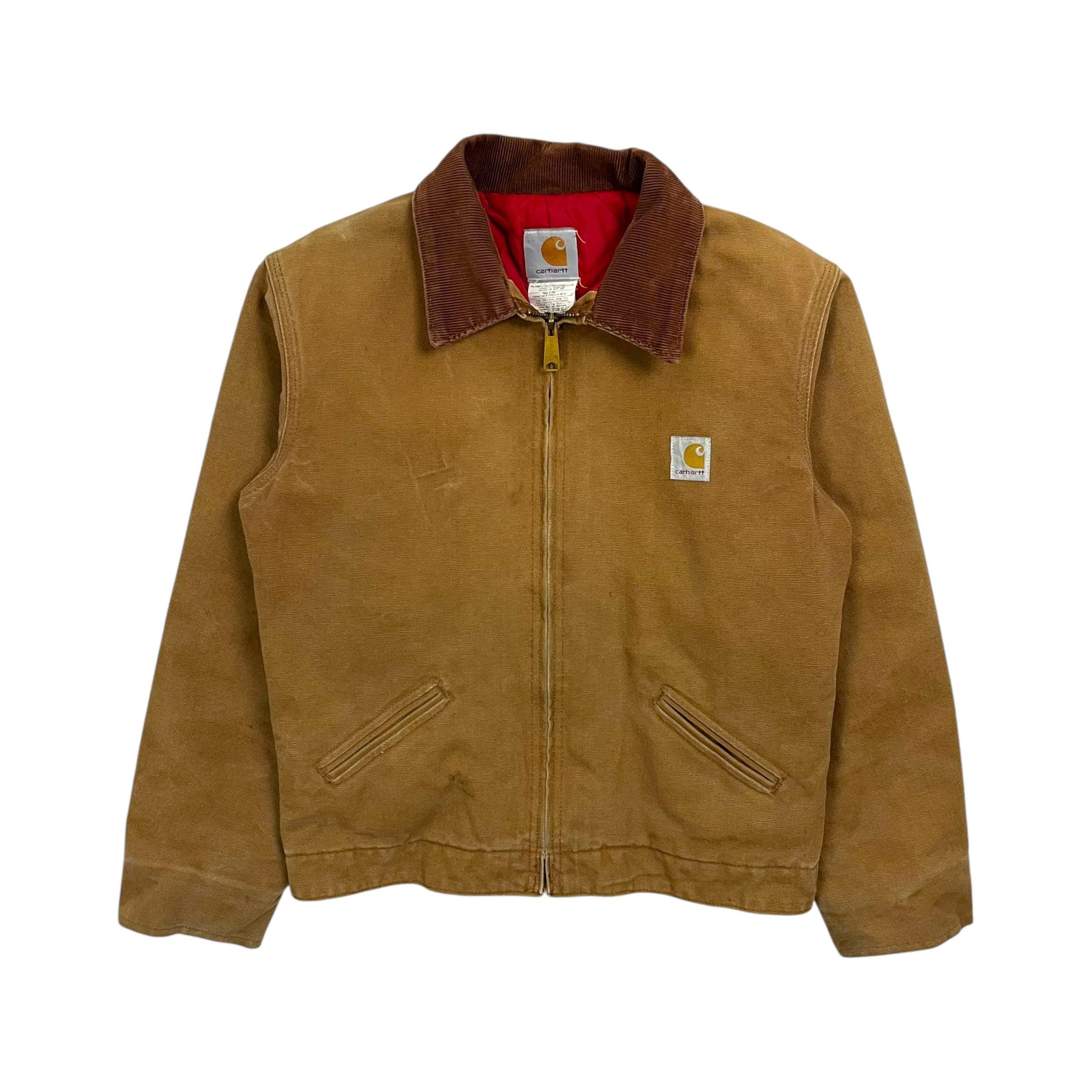 ‼️ フェードVintage Carhartt DETROIT JACKET sold 1990s Vintage Carhartt JB105 Detroit Work Jacket