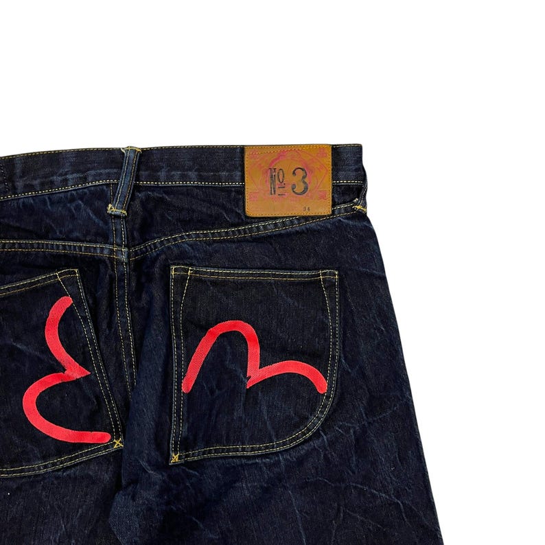 Evisu Selvedge Denim Shorts - Size 34" image 5