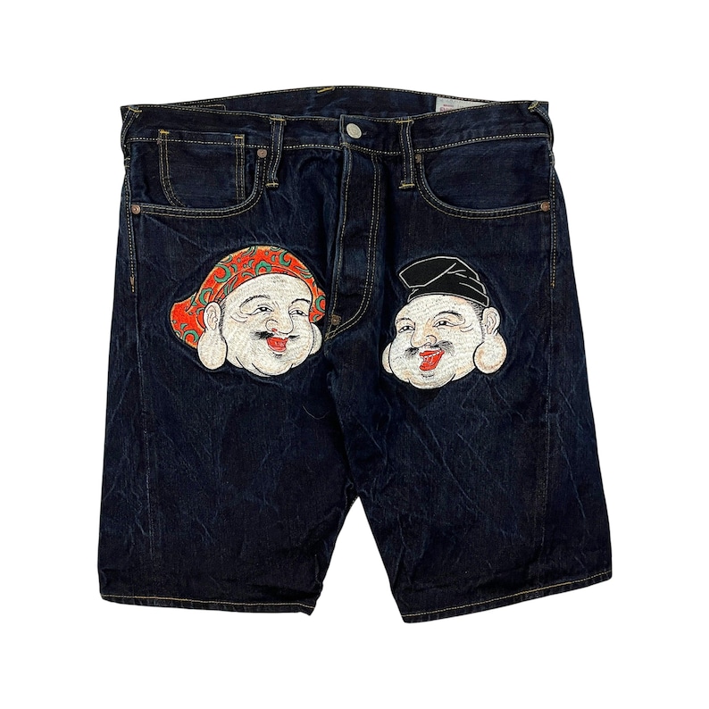 Evisu Selvedge Denim Shorts - Size 34" image 1
